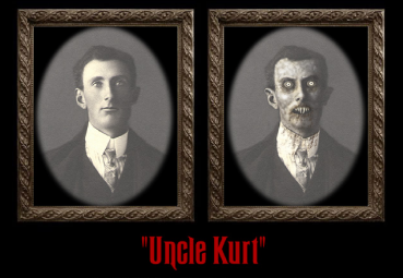 Geisterbild, klein - Verwandlungsportrait "Uncle Kurt"  (Haunted Memories - Changing Portraits)