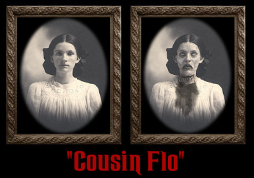 Geisterbild, klein - Verwandlungsportrait "Cousin Flo"  (Haunted Memories - Changing Portraits)