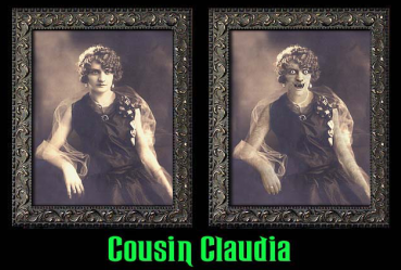 Geisterbild, klein - Verwandlungsportrait "Cousin Claudia"  (Haunted Memories - Changing Portraits)