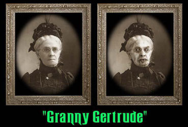 Geisterbild, klein - Verwandlungsportrait "Granny Gertrude"  (Haunted Memories - Changing Portraits)