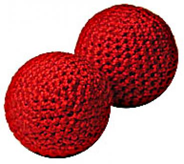 Ball, umhäkelt mit Metalleinlage - Crochet Ball, ca. 2,3 cm