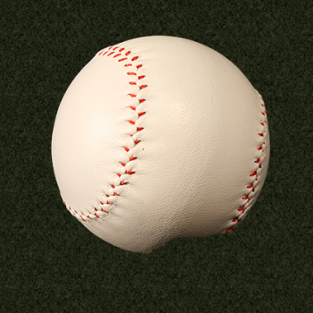 Abschlußladung - Final Load Ball Leder (5.7 cm)  by Leo Smetsers - Baseball für Becherspiel / Chop Cup