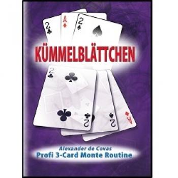 Profi 3-Card Monte, Kümmelblättchen | Alexander de Cova