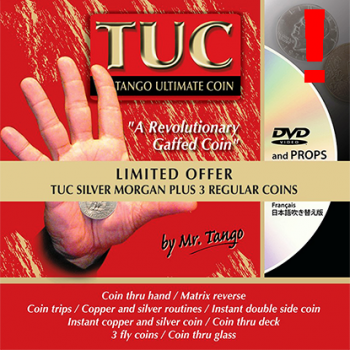 Limited Special Silver T.U.C Morgan Silver Dollar plus 3 Matching Coins  by Tango (englisch)