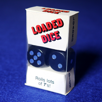 Loaded Dice (Weighted, Wood, Black) - Trick (Würfel)