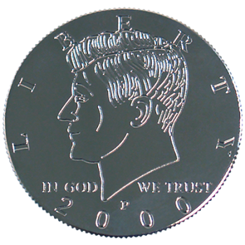 Kennedy Palming Coin (Half Dollar Sized)