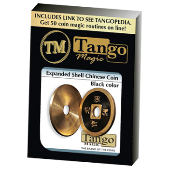 Expanded Shell Chinese Coin made in Brass  by Tango (englisch)