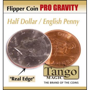 Flipper Coin Pro Gravity Half Dollar/English Penny - Tango (englisch)