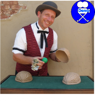 Trade Show Shells - Trick (Shell Game, Nussschalenspiel)