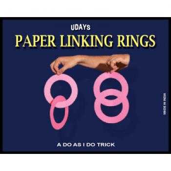 Paper Linking Rings by Uday (Standard, 2 Ringversionen - Linking Paper Rings)