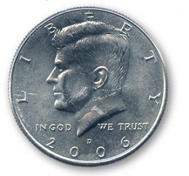 Halbdollar Kennedy regulär