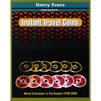 Instant Travel Coins (with DVD) by Henry Evans - Münzwanderung (englisch)