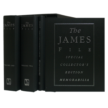 The James File (Steward James) DeLuxe Sammler-Edition von Allan Slaight (3 Bücher)