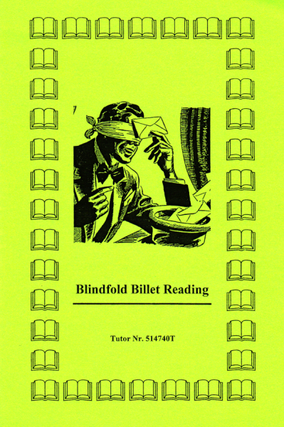 Blindfold Billet Reading