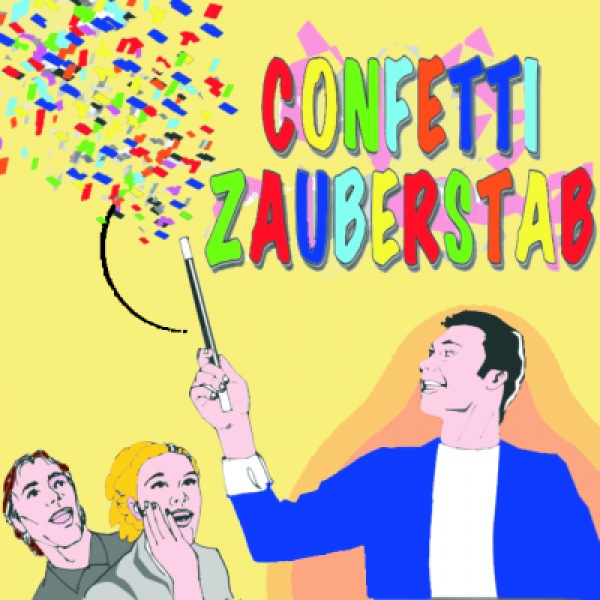 Konfetti-Zauberstab - Confetti Wand by Uday