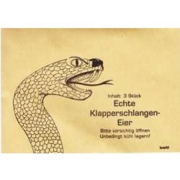 Klapperschlangen Eier